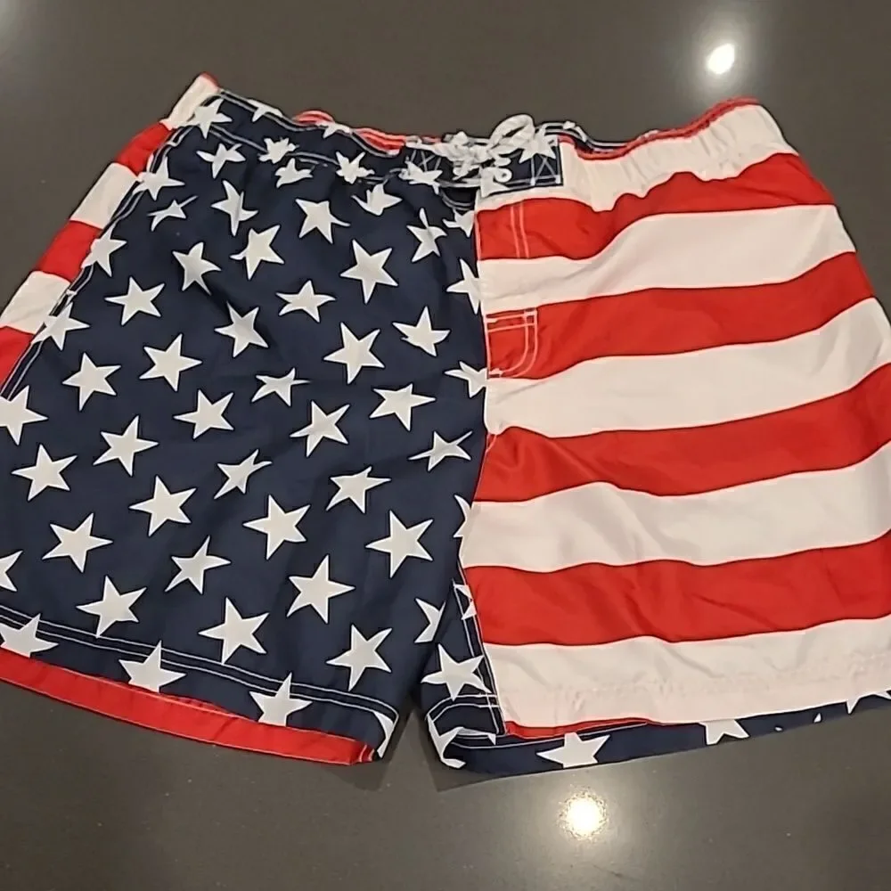 George XL/XG stars and stripes men's swimming shorts